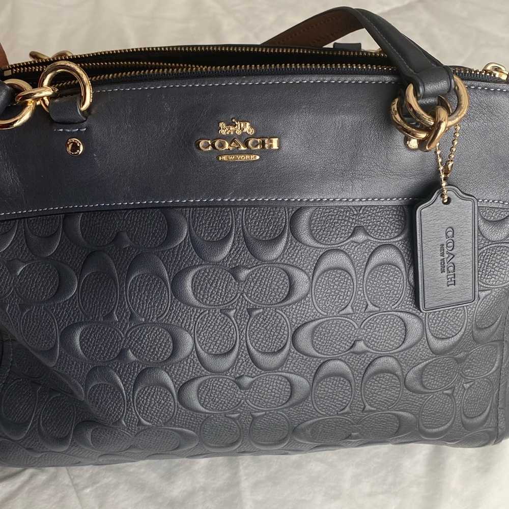 SOLD!! Coach Signature Brooke Carryall